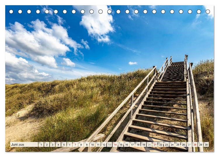Produktbild: Insel Sylt - Fantastische Momente (Tischkalender 2026 DIN A5 quer), CALVENDO Monatskalender