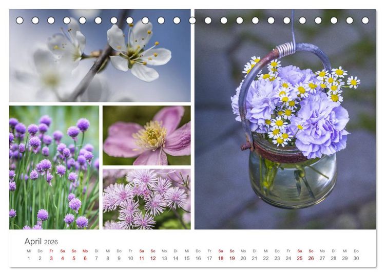Produktbild: Ein Garten, der zum Verweilen einl&auml;dt (Tischkalender 2026 DIN A5 quer), CALVENDO Monatskalender