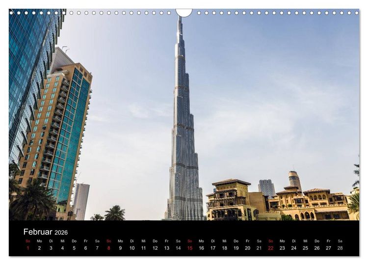 Produktbild: Faszination Dubai (Wandkalender 2026 DIN A3 quer), CALVENDO Monatskalender