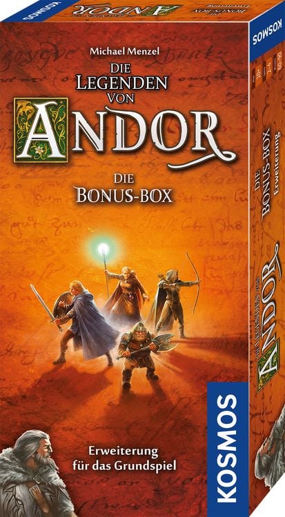 Produktbild: KOSMOS - Die Legenden von Andor - Die Bonus-Box