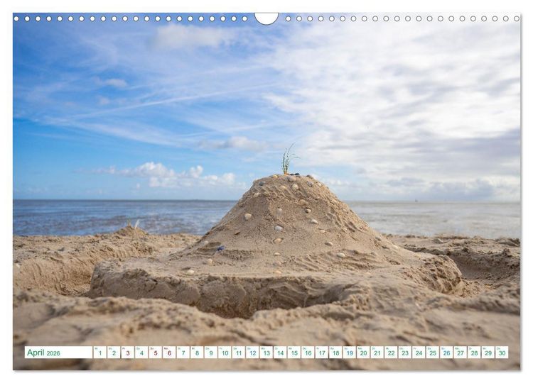 Produktbild: Schillig und Horumersiel - Im Wangerland unterwegs (Wandkalender 2026 DIN A3 quer), CALVENDO Monatskalender