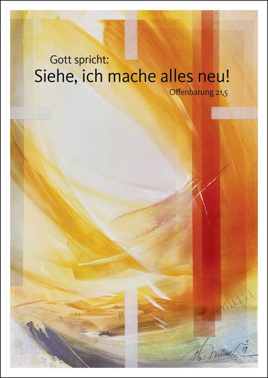 Produktbild: Jahreslosung M&uuml;nch 2026, Postkarte (10er-Set)