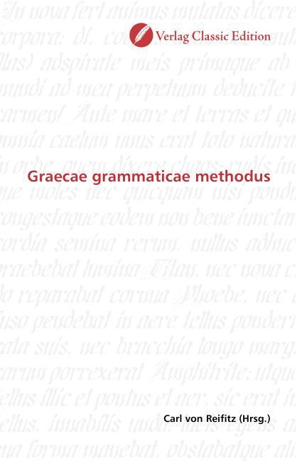 Produktbild: Graecae grammaticae methodus