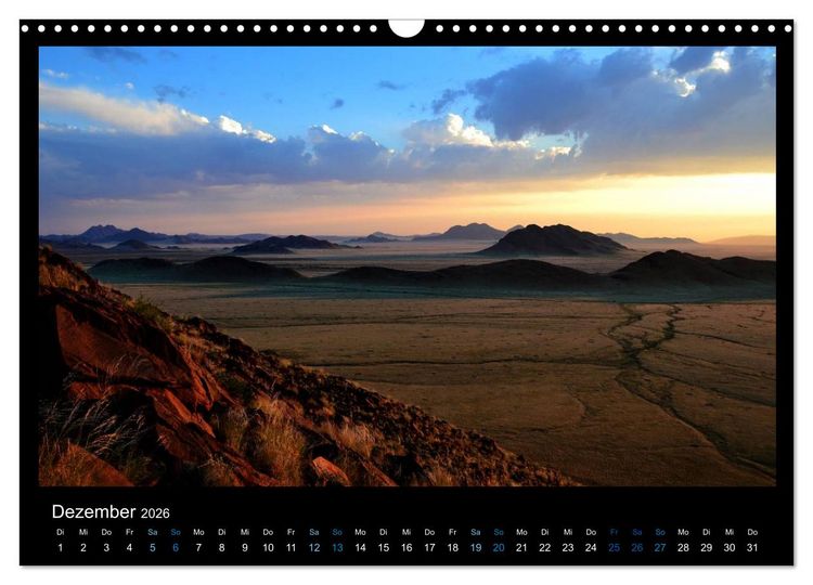 Produktbild: Namibia 2026 Farben der W&uuml;ste (Wandkalender 2026 DIN A3 quer), CALVENDO Monatskalender