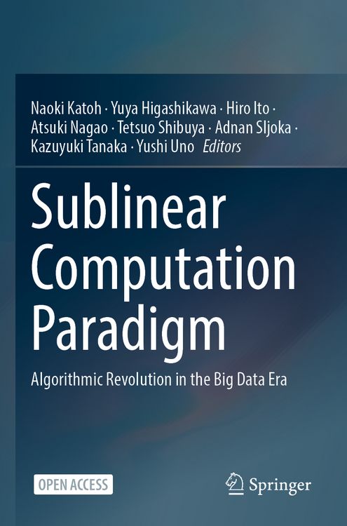 Produktbild: Sublinear Computation Paradigm