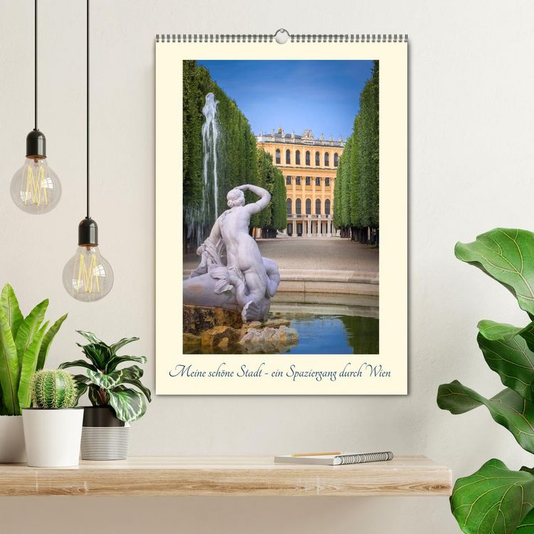 Produktbild: Meine sch&ouml;ne Stadt - ein Spaziergang durch Wien (Wandkalender 2026 DIN A2 hoch), CALVENDO Monatskalender