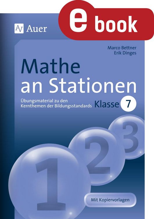 Produktbild: Mathe an Stationen 7