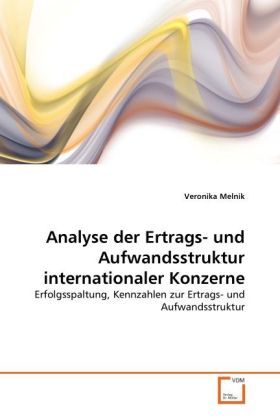Produktbild: Melnik, V: Analyse der Ertrags- und Aufwandsstruktur interna