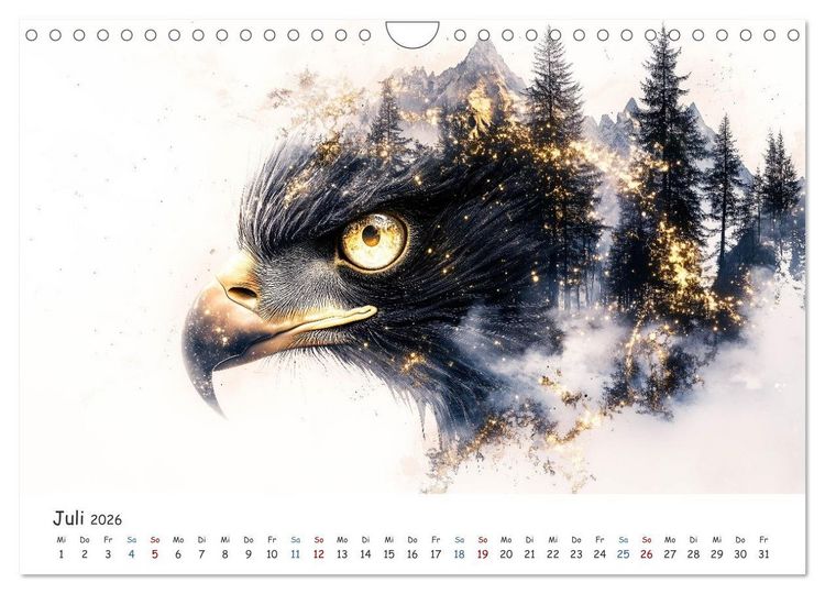 Produktbild: W&auml;chter des Zauberwaldes (Wandkalender 2026 DIN A4 quer), CALVENDO Monatskalender