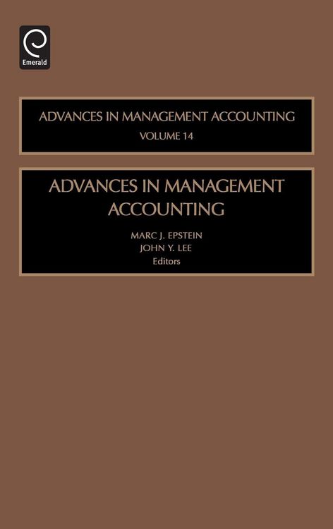 Produktbild: Advances in Management Accounting