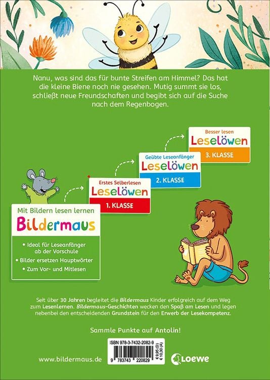 Produktbild: Bildermaus - Die kleine Biene fliegt ins Abenteuer