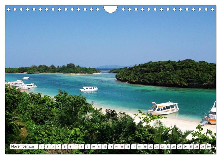 Produktbild: Okinawa - Subtropische Inselwelt im S&uuml;den Japans (Wandkalender 2026 DIN A4 quer), CALVENDO Monatskalender