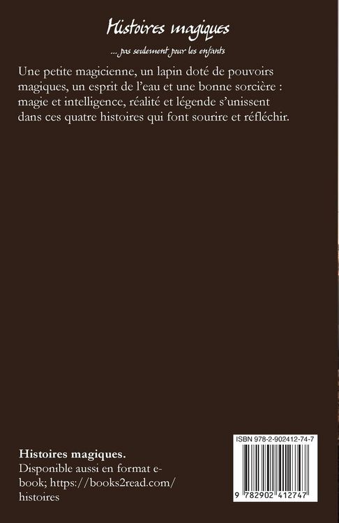 Produktbild: Histoires magiques