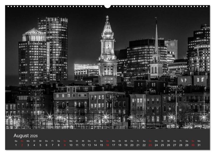 Produktbild: URBANE FOTOGRAFIE Zw&ouml;lf klassische Impressionen (hochwertiger Premium Wandkalender 2026 DIN A2 quer), Kunstdruck in Hochglanz