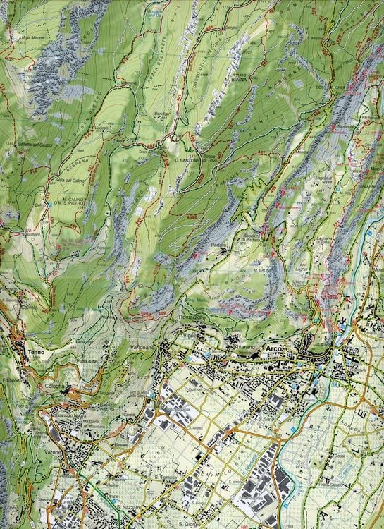 Produktbild: Tabacco Wandern 1 : 25 000 Riva del Garda - Ledro - Monte Baldo Nord