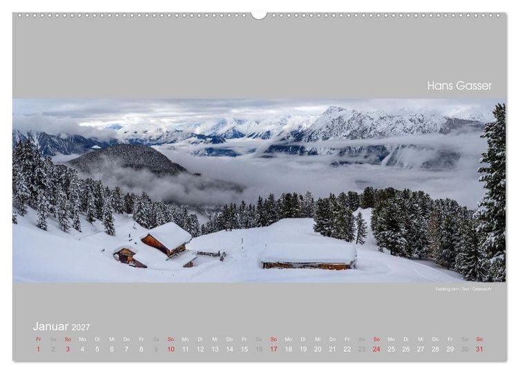 Produktbild: GROSSARTIGE LANDSCHAFTEN 2027 (Wandkalender 2027 DIN A2 quer), CALVENDO Monatskalender