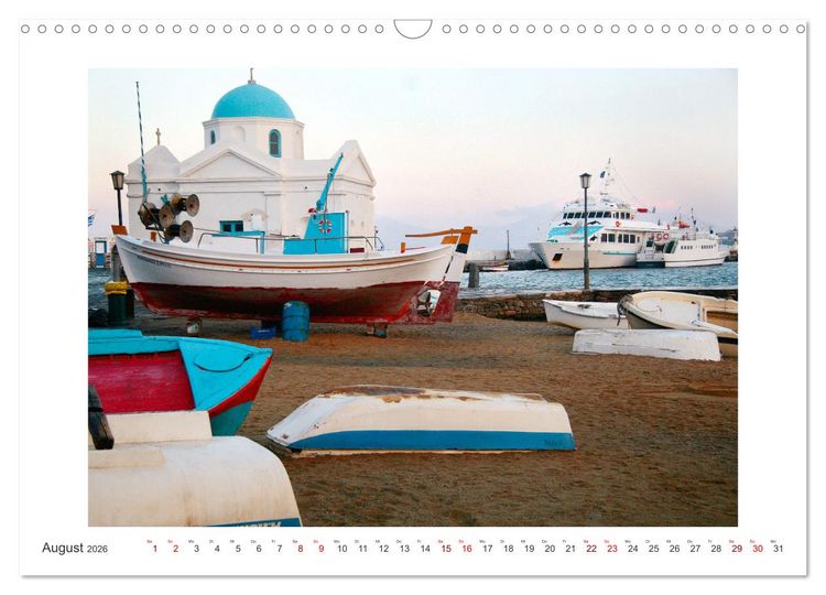 Produktbild: Griechischer Charme (Wandkalender 2026 DIN A3 quer), CALVENDO Monatskalender