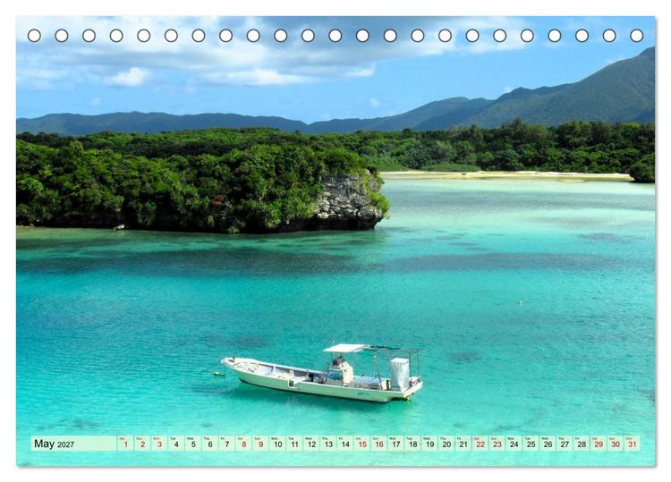 Produktbild: Okinawa Islands (Desk Calendar 2027 DIN A5 landscape), CALVENDO 12 Month DeskCalendar