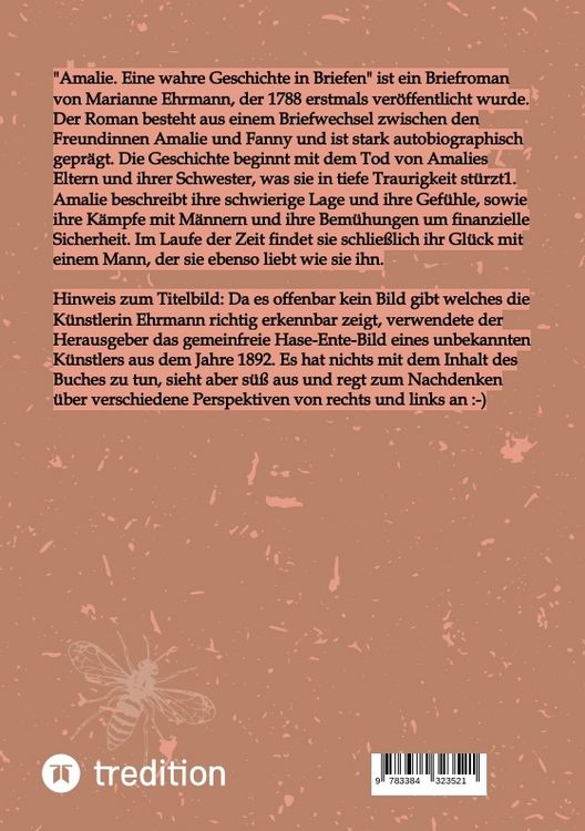 Produktbild: Amalie. Eine wahre Geschichte in Briefen