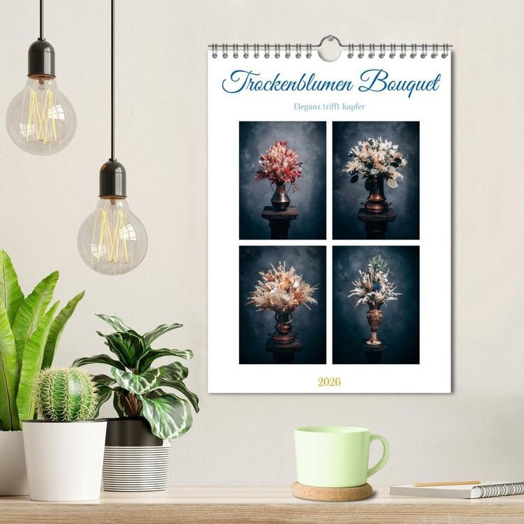 Produktbild: Trockenblumen Bouquet (Wandkalender 2026 DIN A4 hoch), CALVENDO Monatskalender