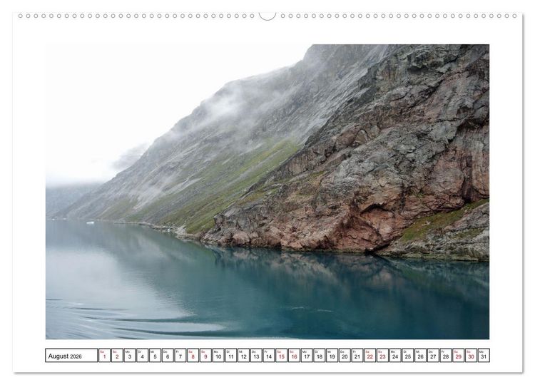 Produktbild: Gr&ouml;nland - eisige Landschaften im Prins Christian Sund (hochwertiger Premium Wandkalender 2026 DIN A2 quer), Kunstdruck in Hochglanz