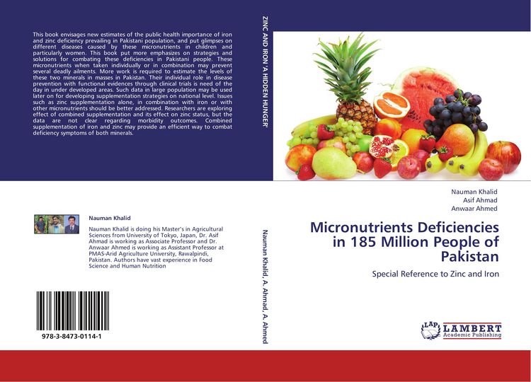 Produktbild: Micronutrients Deficiencies in 185 Million People of Pakistan