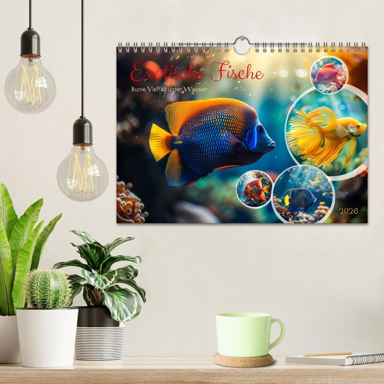 Produktbild: Exotische Fische (Wandkalender 2026 DIN A4 quer), CALVENDO Monatskalender