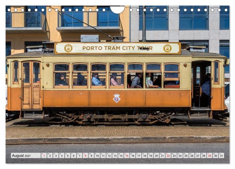 Produktbild: Porto Magisch - Am Ufer des Douro (Wandkalender 2027 DIN A4 quer), CALVENDO Monatskalender