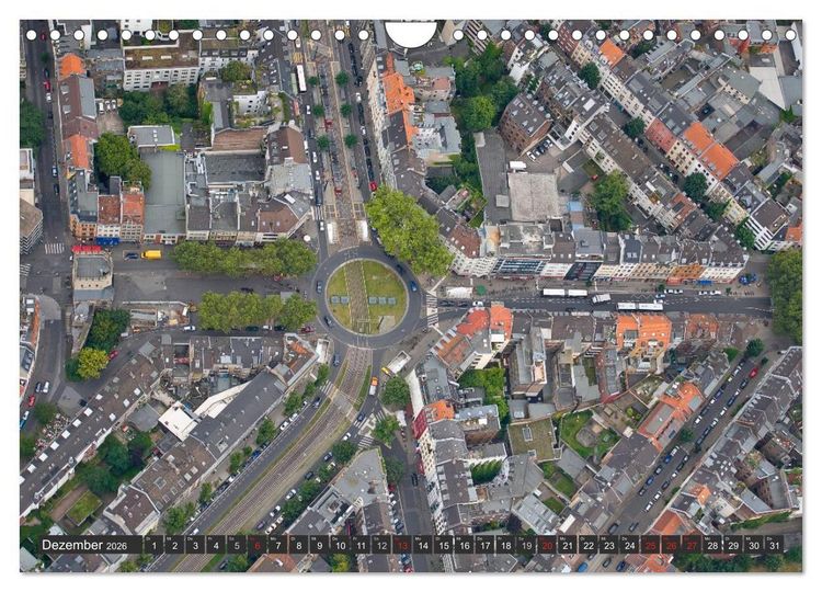 Produktbild: K&ouml;ln - Die Rheinmetropole aus der Luft (Wandkalender 2026 DIN A4 quer), CALVENDO Monatskalender
