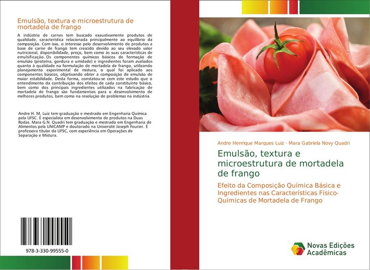 Produktbild: Emuls&atilde;o, textura e microestrutura de mortadela de frango