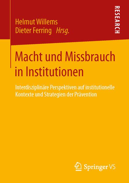 Produktbild: Macht und Missbrauch in Institutionen