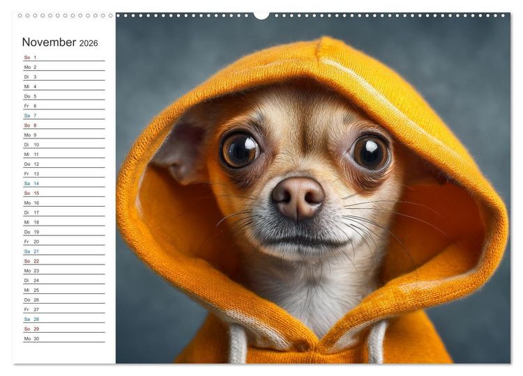 Produktbild: Hundegl&uuml;ck (hochwertiger Premium Wandkalender 2026 DIN A2 quer), Kunstdruck in Hochglanz