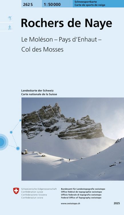 Produktbild: 262S Rochers de Naye Schneesportkarte