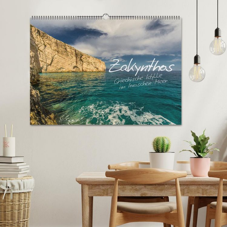 Produktbild: Zakynthos - Griechische Idylle im Ionischen Meer (Wandkalender 2026 DIN A2 quer), CALVENDO Monatskalender