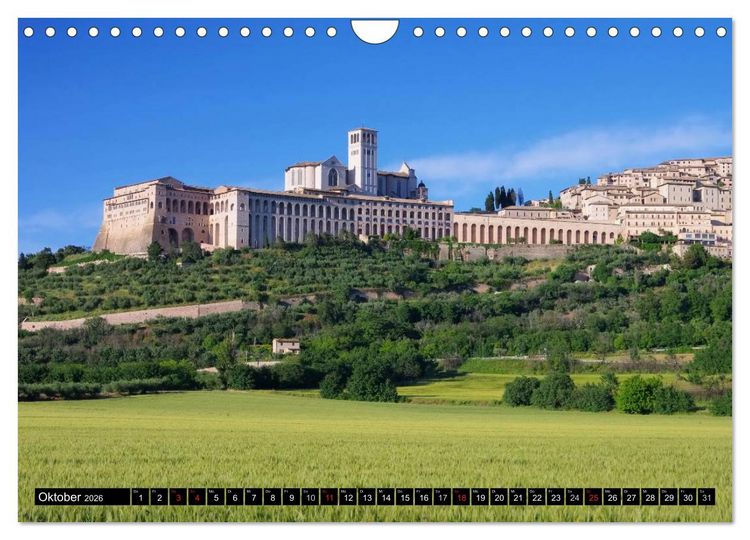 Produktbild: Umbrien (Wandkalender 2026 DIN A4 quer), CALVENDO Monatskalender