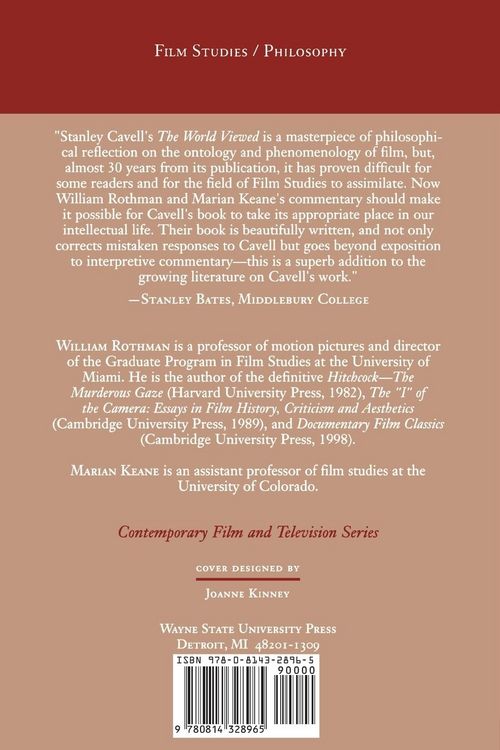 Produktbild: Reading Cavell's the World Viewed