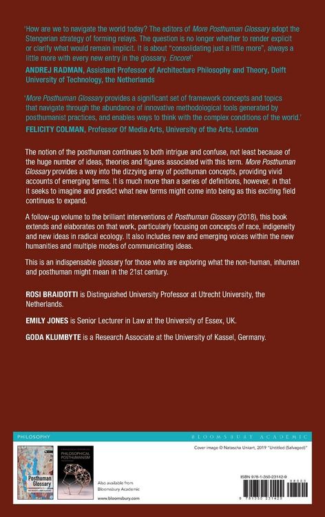 Produktbild: More Posthuman Glossary