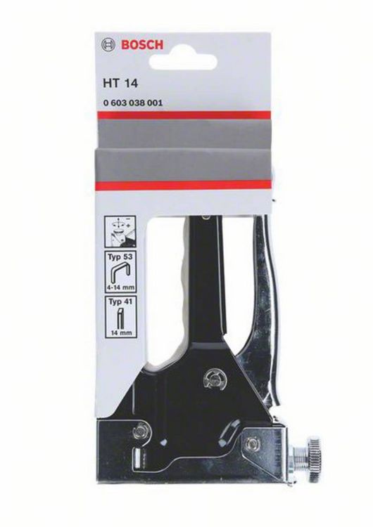 Produktbild: Bosch Accessories HT 14 0603038001 Handtacker Klammerntyp Typ 53 Klammernl&auml;nge 4 - 14mm