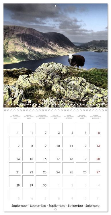 Produktbild: LAKE DISTRICT CUMBRIA Dramatic Art Photos (Wall Calendar 2026 12 &times; 12 Inch) CALVENDO 12 Month Wall Calendar