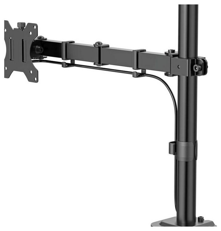 Produktbild: Hama Monitor-Tischhalterung 1 88,9 cm (35") Schwarz Neigbar, H&ouml;henverstellbar, Rotierbar, Schwenkbar