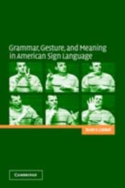 Produktbild: Grammar, Gesture, and Meaning in American Sign Language