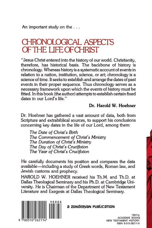 Produktbild: The Chronological Aspects of the Life of Christ