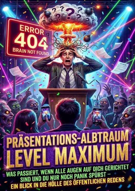 Produktbild: Wenn Du Vorne Stehst Und Dein Gehirn Komplett Abschaltet: Pr&auml;sentations-Albtraum Level Maximum