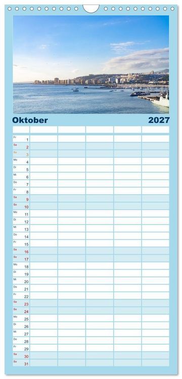 Produktbild: Familienplaner 2027 - Kanaren - wundersch&ouml;ne Inseln im Atlantik mit 5 Spalten (Wandkalender, 21 x 45 cm) CALVENDO