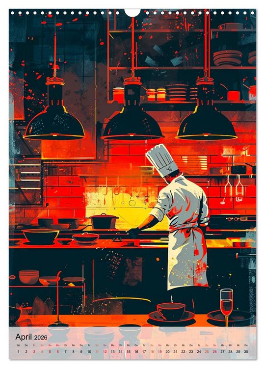 Produktbild: Chef de Cuisine - Mein Traumberuf Koch (Wandkalender 2026 DIN A3 hoch), CALVENDO Monatskalender