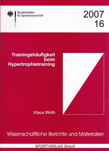 Produktbild: Trainingsh&auml;ufigkeit beim Hypertrophietraining