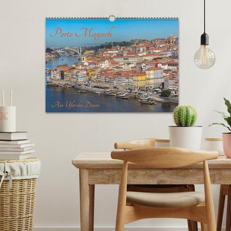 Produktbild: Porto Magisch - Am Ufer des Douro (Wandkalender 2027 DIN A3 quer), CALVENDO Monatskalender