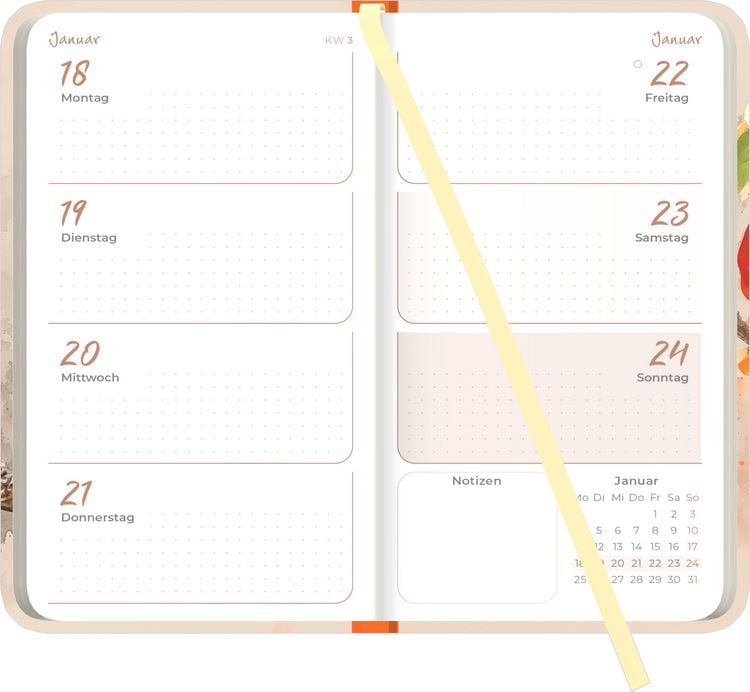 Produktbild: Lady Journal Slim Bird 2027