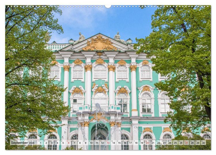 Produktbild: St. Petersburg - Historische Altstadt (Wandkalender 2026 DIN A2 quer), CALVENDO Monatskalender