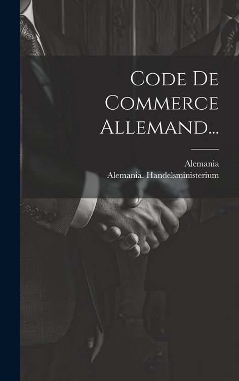 Produktbild: Code De Commerce Allemand...